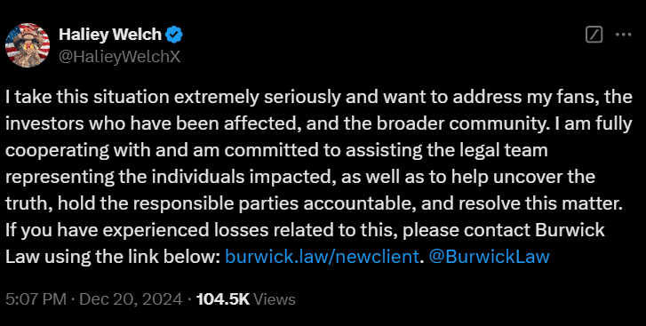 Hawk Tuah's Hailey Welch Breaks Silence Amid HAWK Scandal and Lawsuit Drama Image 1