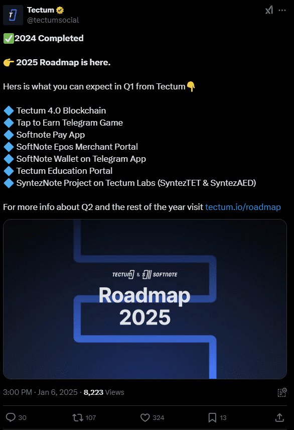 Tectum Public Launch Ushers in the Next Generation of Blockchain Technology Tectum