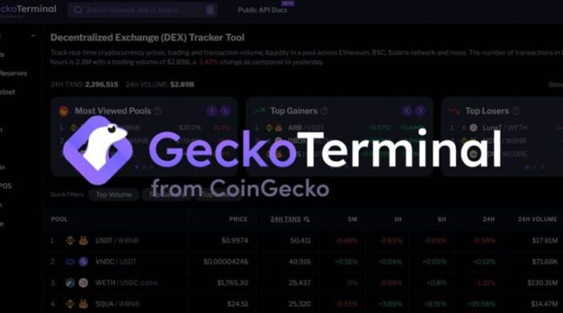 CoinGecko Terminal