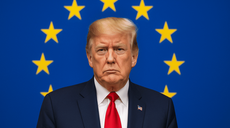 Trump-EU-flag