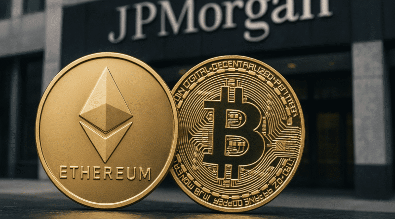 JPMorgan May Let You Borrow Cash With Bitcoin and Ether by 2026 JPMorgan Bitcoin ETH