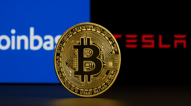 Coinbase Quietly Becomes a Bitcoin Giant — Bigger Than Tesla coinbase