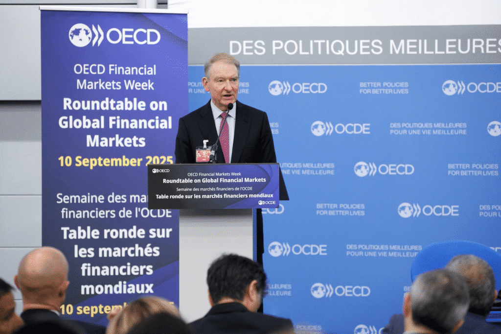 Paul Atkins speaking at OECD roundtable