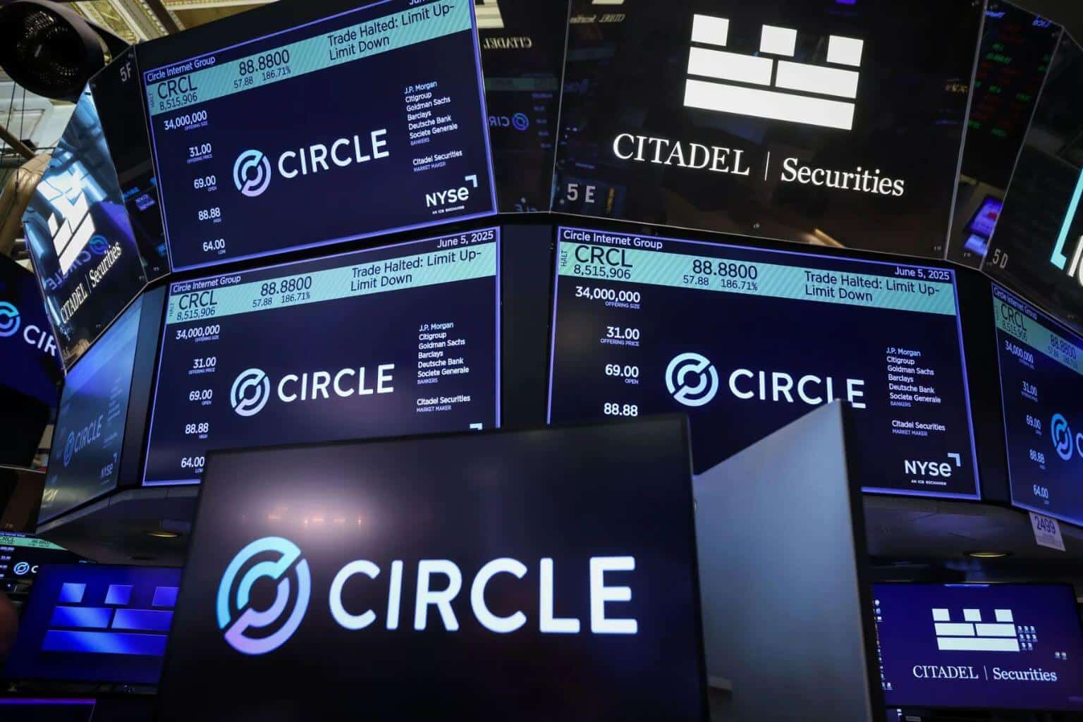 Circle Stock Soars 35% After Blowout Q4 as USDC Supply Jumps 72%